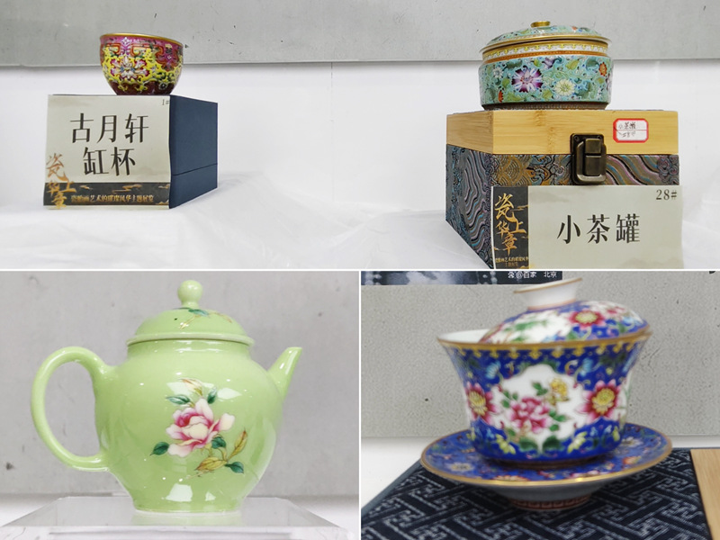 展示清代宮廷藝術(shù)品之美 瓷胎畫藝術(shù)主題展在崇川區(qū)圖書館展出